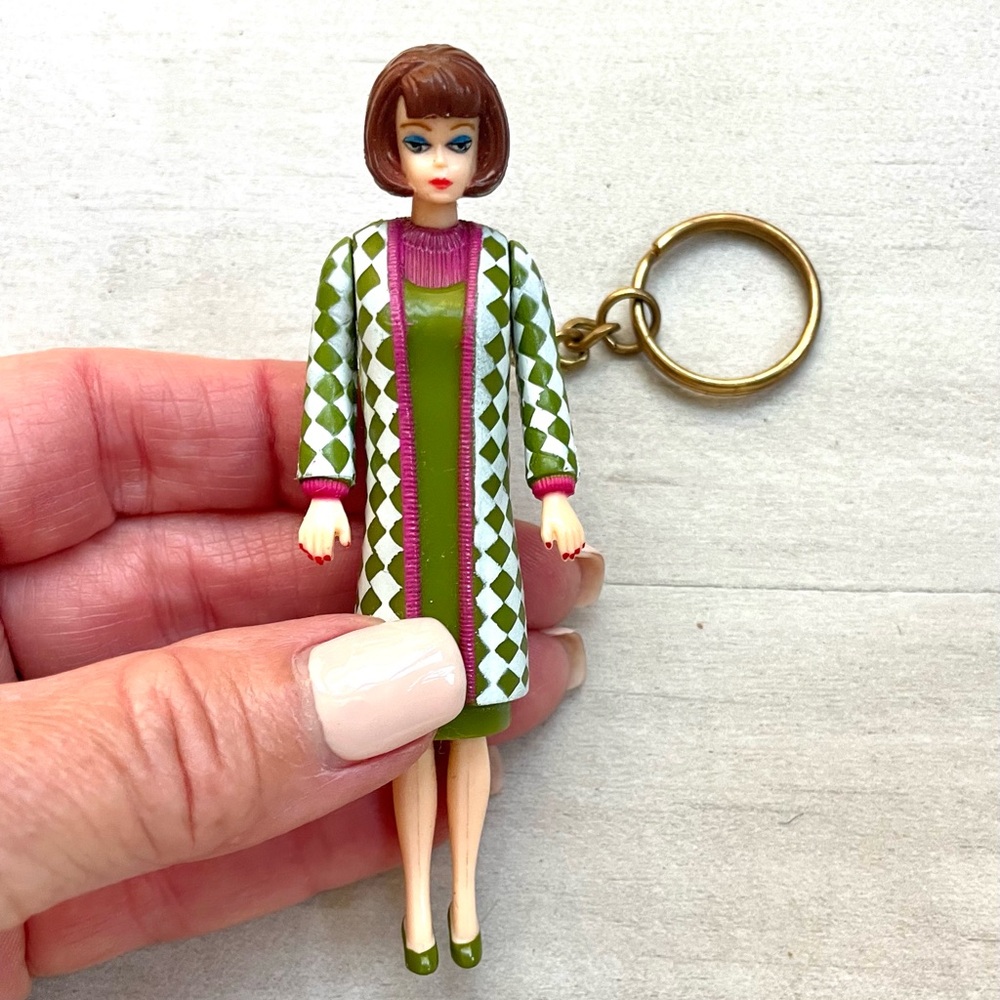 Vintage 90’s Barbie Poodle Parade Keychain